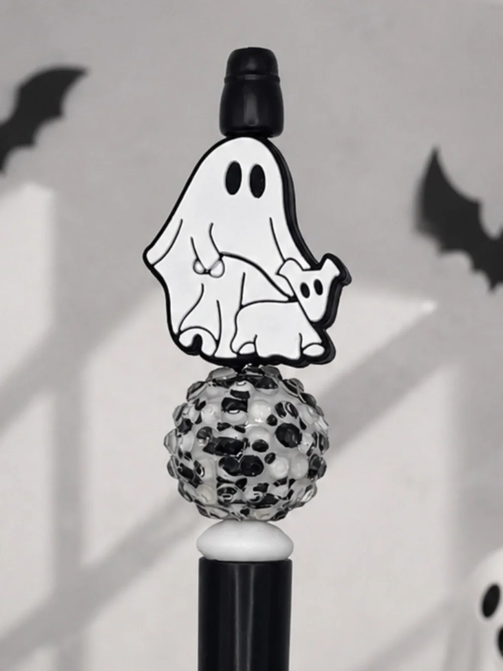 Ghostly Beaded Pen